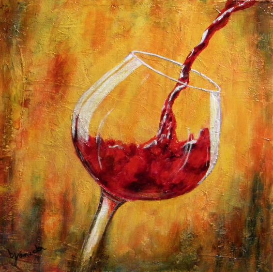 Red wine tasting