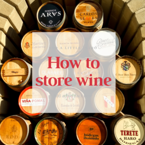 how to store wine
